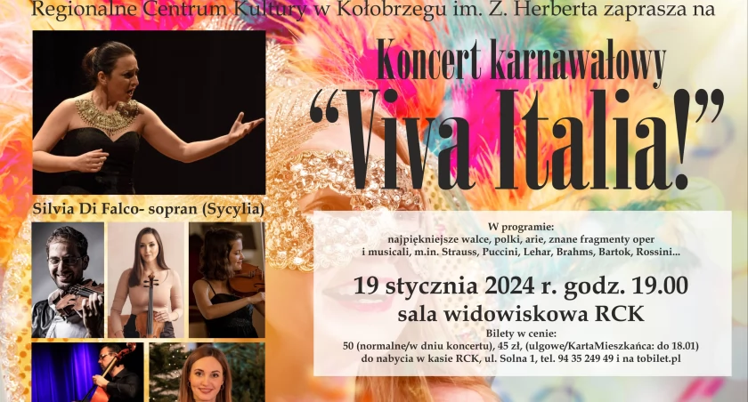 Viva Italia. Karnawałowy koncert w Regionalnym Centrum Kultury