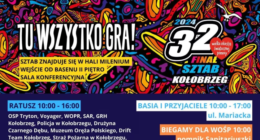 32 finał WOŚP w Kołobrzegu. Zobacz szczegóły wydarzenia