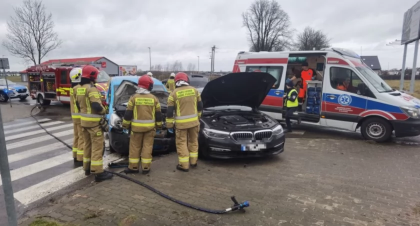 Zderzenie na DK11. Jedna osoba jest poszkodowana | zdjęcia