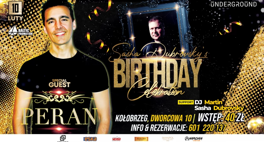 Legenda kołobrzeskiego amfiteatru ponownie w naszym mieście. 10 lutego Peran Van Dijk w klubie Underground