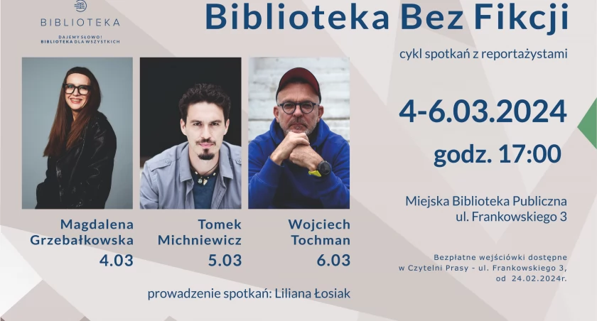 Znakomici polscy reportażyści w kołobrzeskiej bibliotece