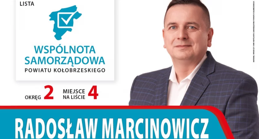 Radosław Marcinowicz - kandydat do Rady Powiatu