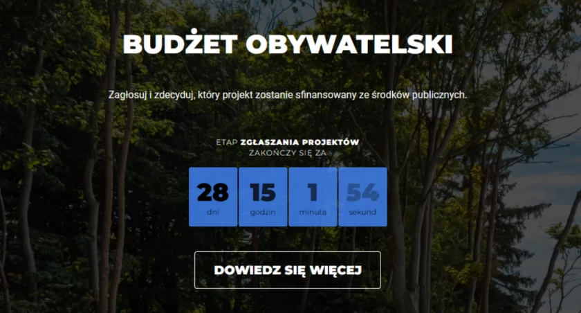Wystartował Budżet Obywatelski. Mieszkańcy mogą zgłaszać swoje projekty do 29 marca