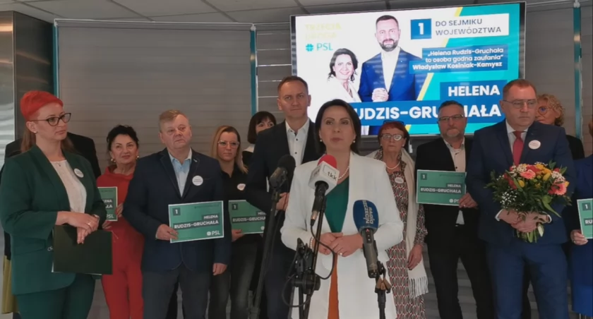 Helena Rudzis-Gruchała jedynką „Trzeciej Drogi” do sejmiku wojewódzkiego | wideo