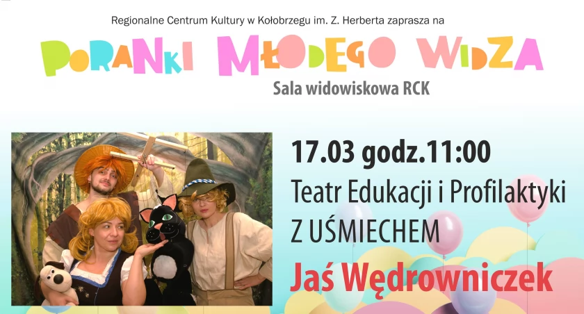 Jaś Wędrowniczek zawita do Regionalnego Centrum Kultury