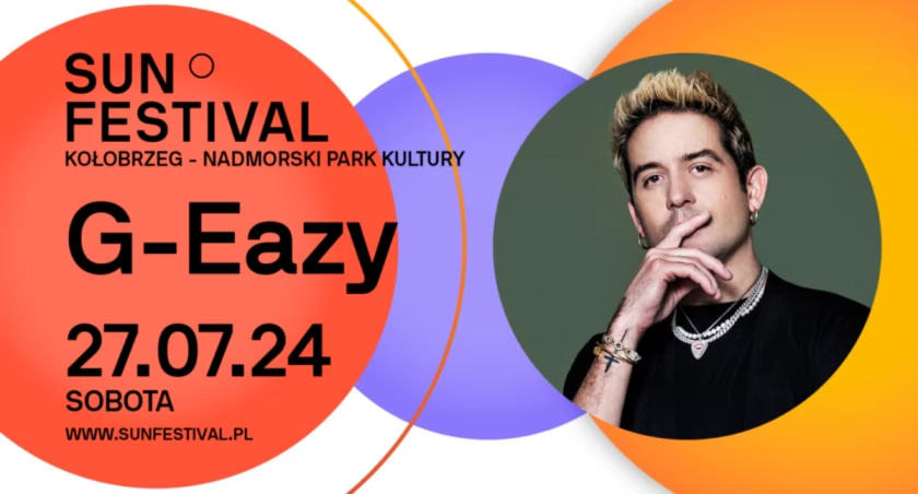 Prosto ze światowych scen na Sun Festiwal. G-Eazy pierwszym zagranicznym headlinerem imprezy