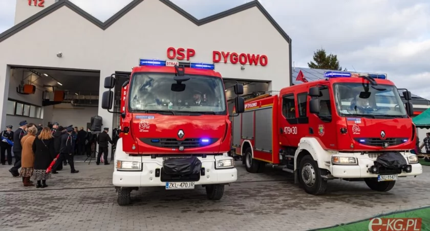 Strażacy z Dygowa już w nowej siedzibie | zdjęcia