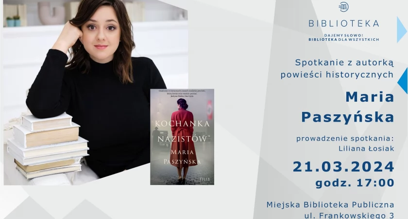 Spotkanie z autorką powieści historycznych