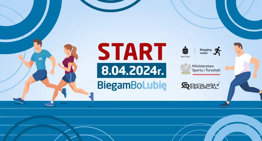 Biegam Bo Lubię co czwartek na stadionie lekkoatletycznym
