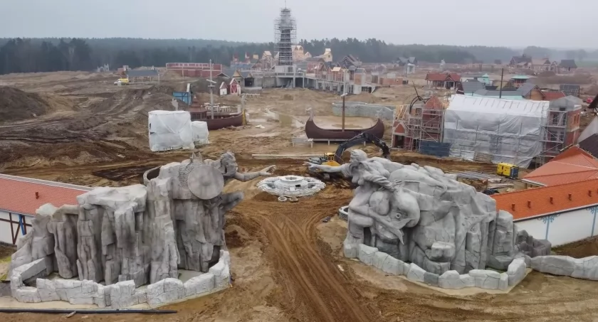Park Rozrywki Hossoland rośnie w oczach. Zobacz postęp prac z lotu ptaka