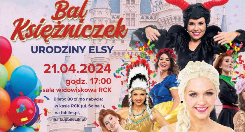 Bal księżniczek Disneya w Regionalnym Centrum Kultury