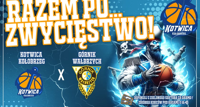 Kotwica walczy o półfinał z Górnikiem. W sobotę mecz w Kołobrzegu