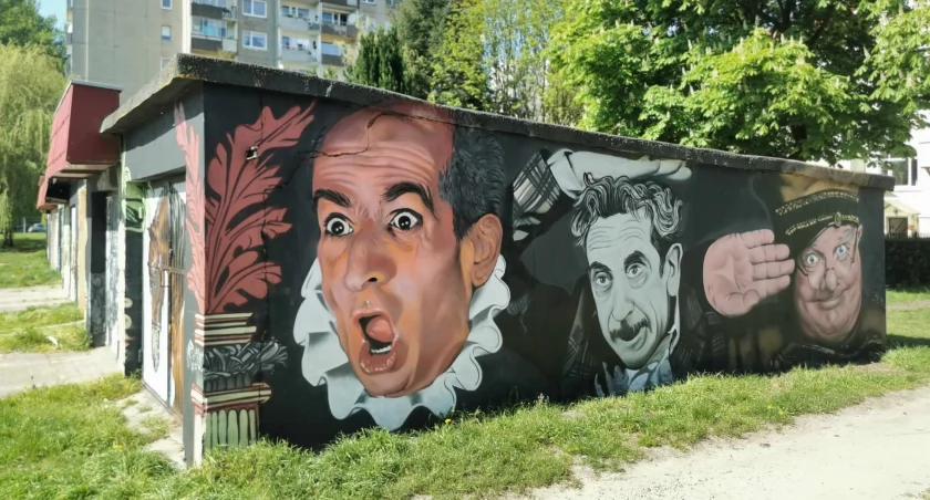Mistrzowie komedii na nowych muralach | zdjęcia 