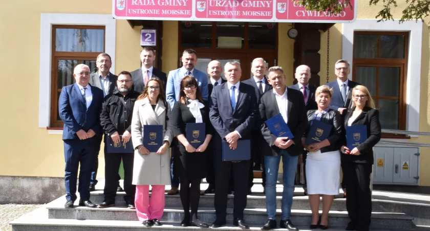 Ślubowanie nowego wójta i rady Gminy Ustronie Morskie 