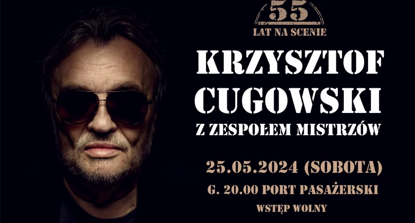Krzysztof Cugowski z zespołem Mistrzów wystąpi w Porcie Pasażerskim