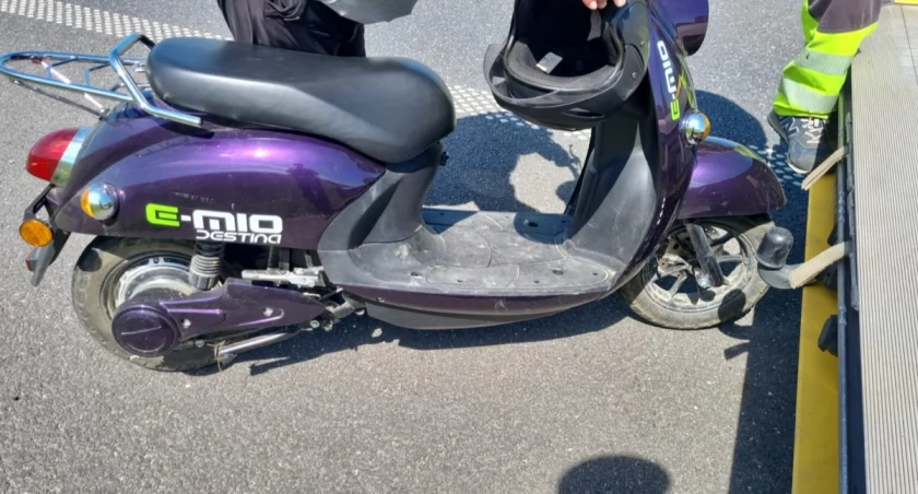 Jechał skuterem drogą ekspresową. Dostał wysoki mandat i punkty karne