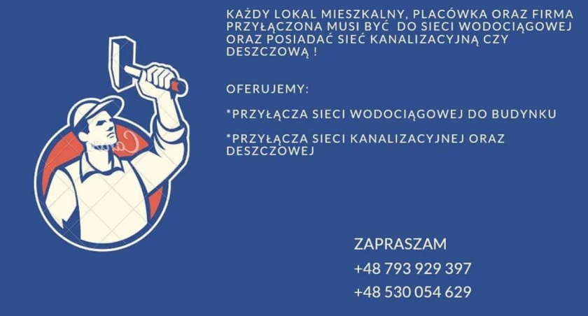 Chcesz wykonać przyłącze wodno - kanalizacyjne? Zadzwoń