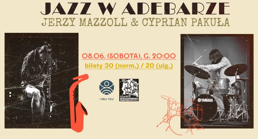 Jazz w Adebarze. Wystąpi duet muzycznych improwizatorów