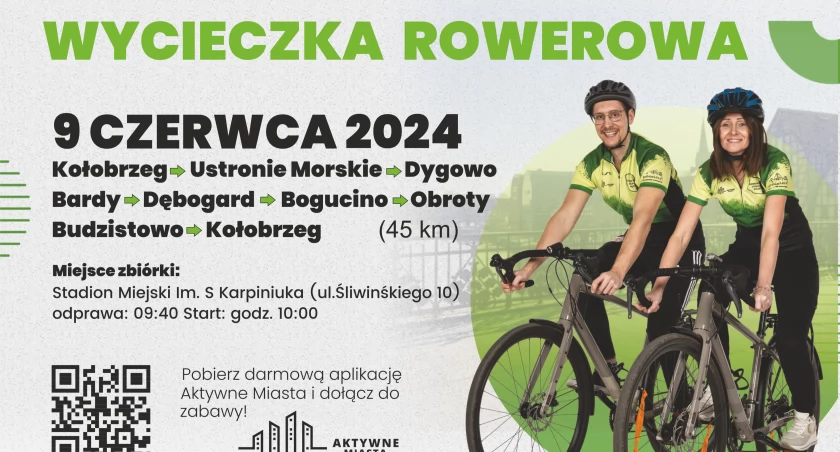 Kolejna wycieczka rowerowa - Kręcimy dla Kołobrzegu. MOSiR zachęca do udziału w wydarzeniu