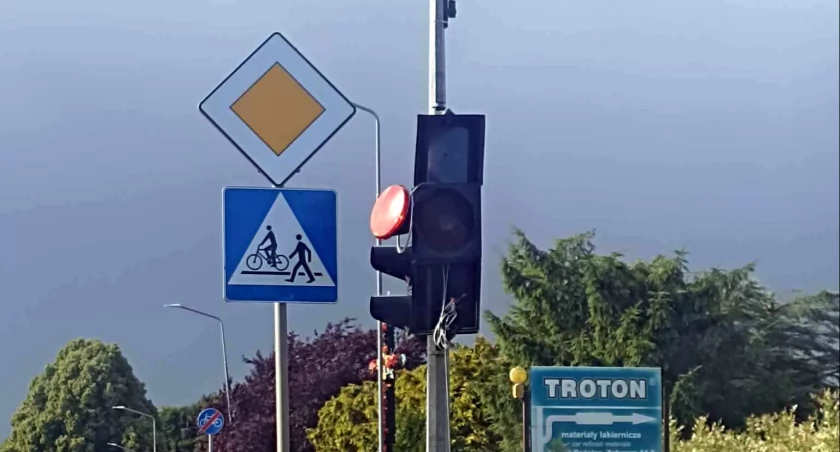 Uwaga kierowcy! Nie działa sygnalizacja świetlna