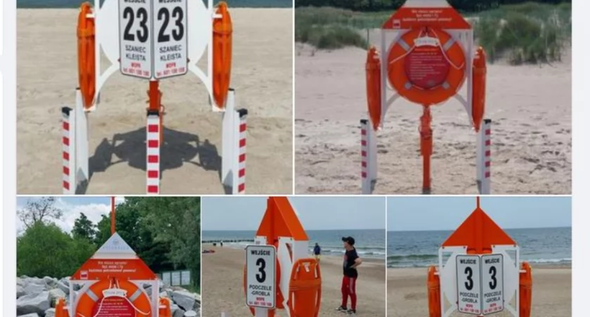 Na plażach zamontowano stojaki życia. Do czego służą?