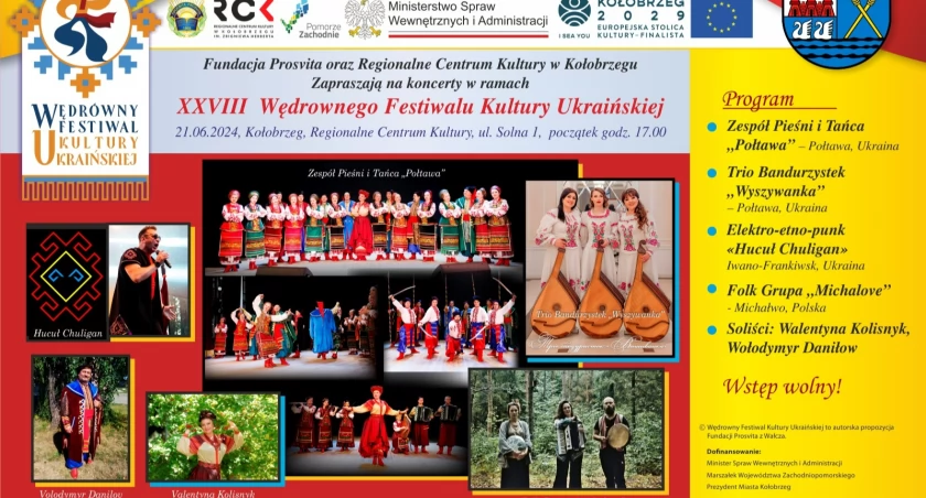 Wędrowny Festiwal Kultury Ukraińskiej na scenie plenerowej RCK