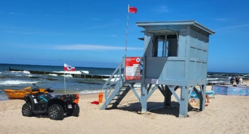 Ratownicy od soboty na plażach. Lista strzeżonych kąpielisk Ustroniu Morskim i Sianożętach