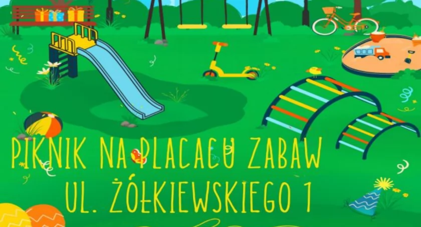 Piknik na placu zabaw przy ul. Żółkiewskiego