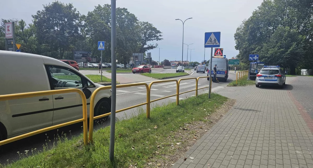 Dwa potrącenia pieszych w tym samym czasie. Wzmożony ruch w Kołobrzegu
