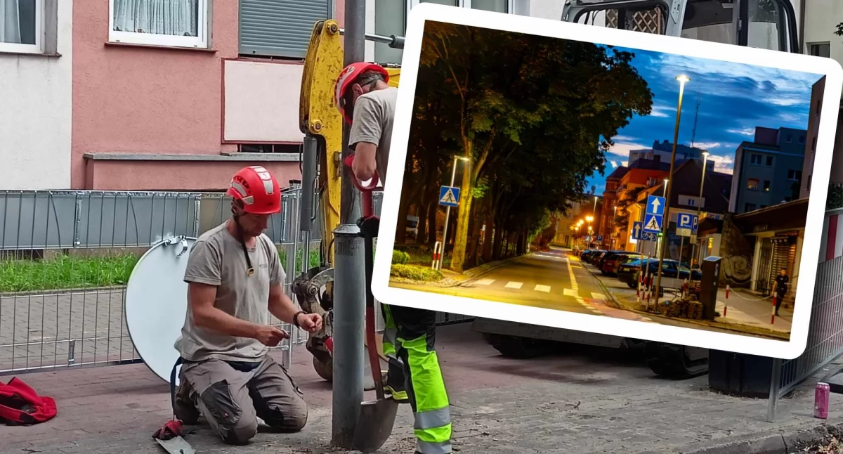 Tak wygląda nowe oświetlenie przy al. św. Jana Pawła II