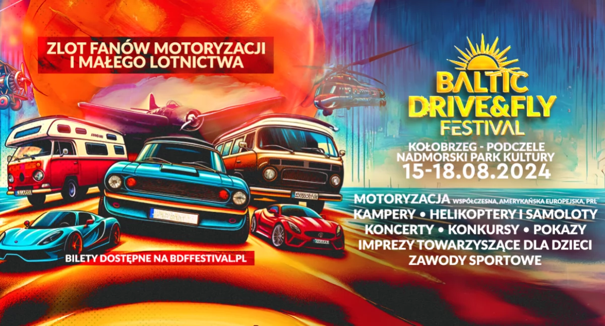 Koncerty gwiazd i pokazy motoryzacyjne - rozdajemy wejściówki na Baltic Drive&Fly Festival