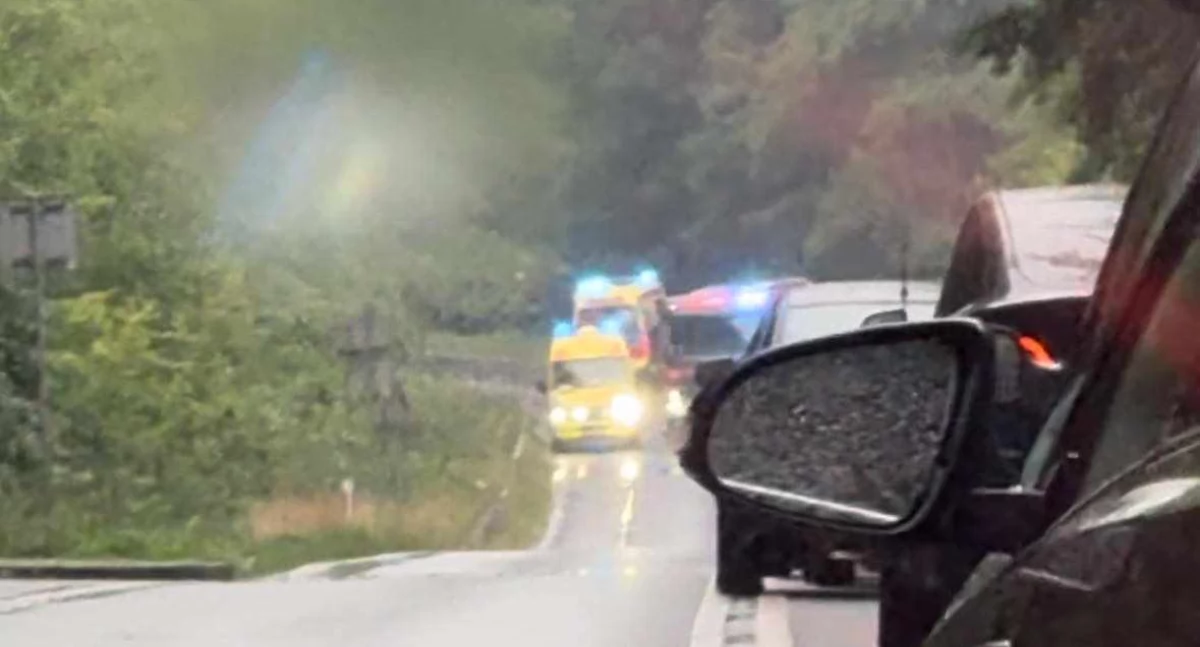 Wypadek na DK11. Droga jest zablokowana | zdjęcia