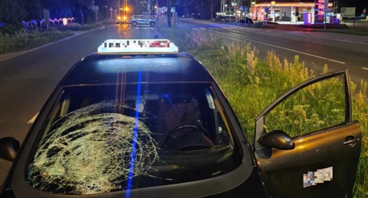 Taksówkarz potrącił pieszego na pasach. 20-latek nie żyje