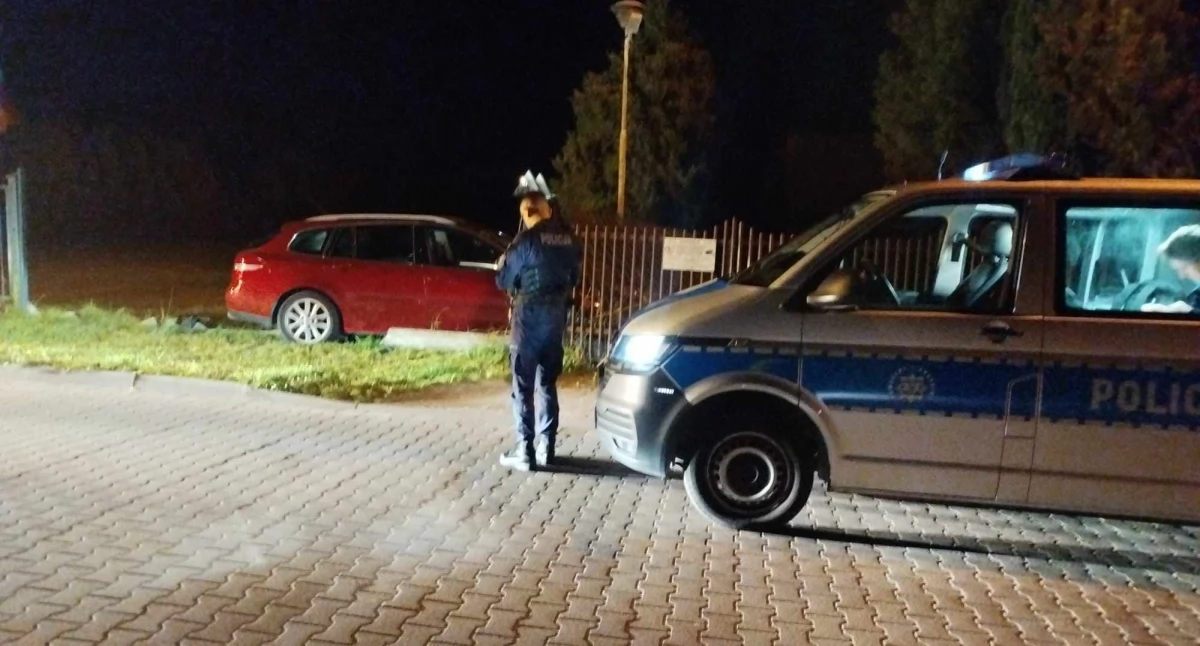 Pijany wjechał w płot. Zatrzymali go świadkowie