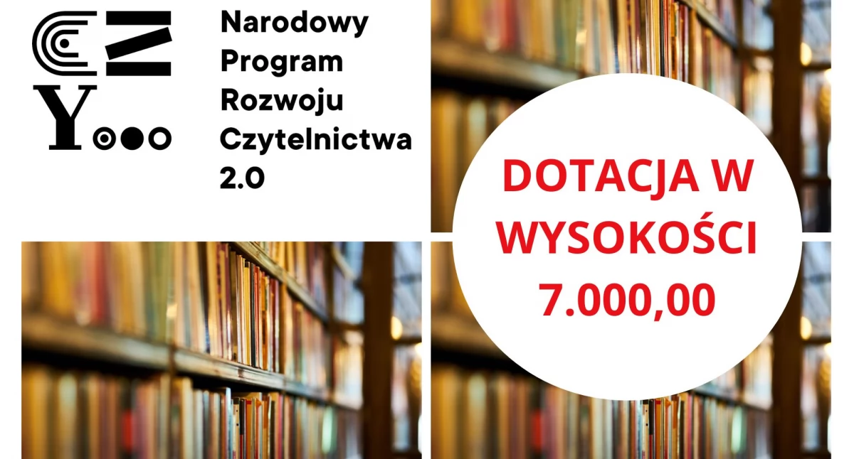 Narodowy Program Rozwoju Czytelnictwa - dotacja na Ustronia Morskiego