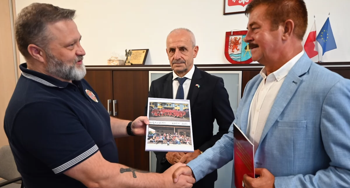 Podziękowania za organizację obozu letniego dla młodzieżowych drużyn pożarniczych