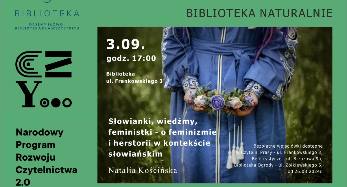 Słowianki, wiedźmy, feministki. ciekawe spotkanie w kołobrzeskiej bibliotece