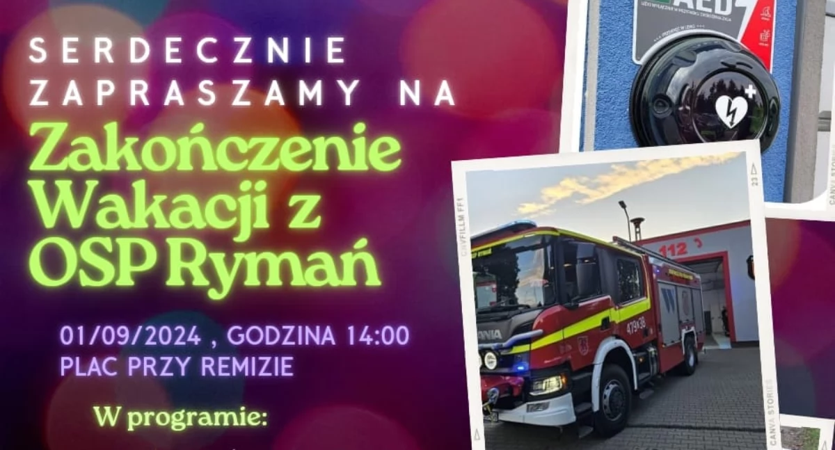 Strażackie zakończenie lata w Rymaniu