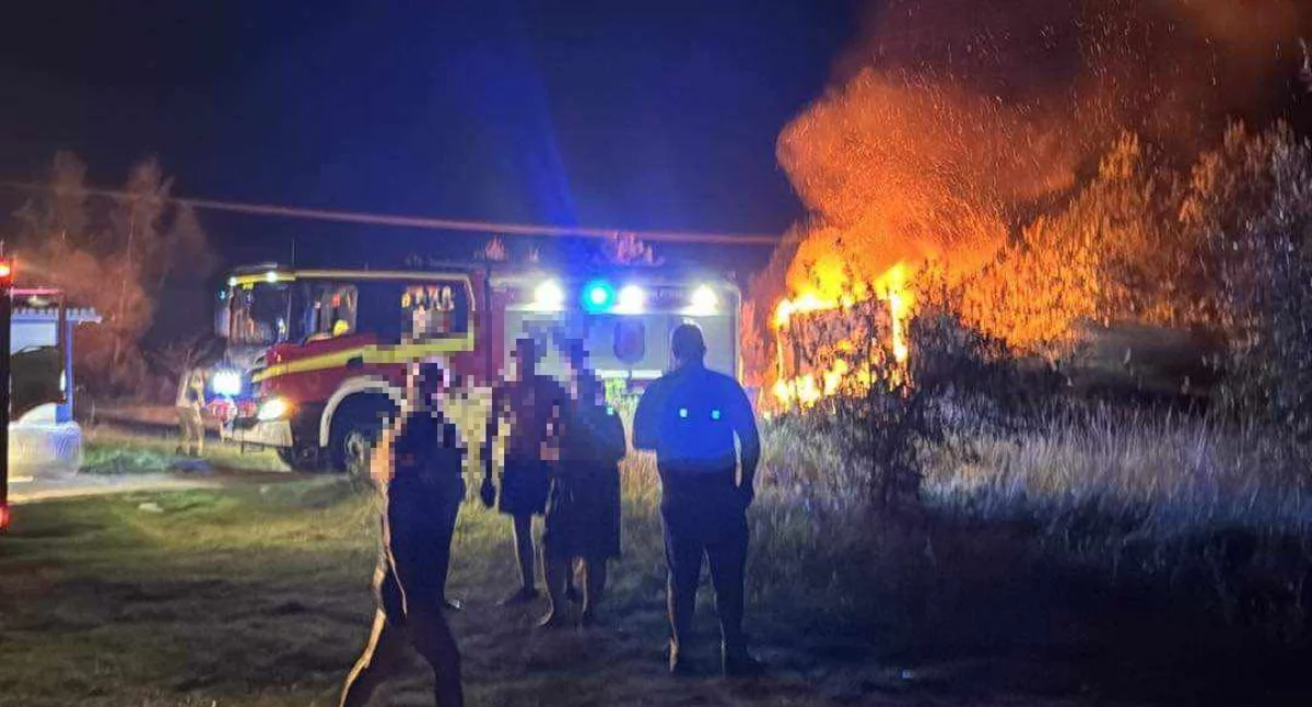 Pożar w Rymaniu. Szybka interwencja strażaków