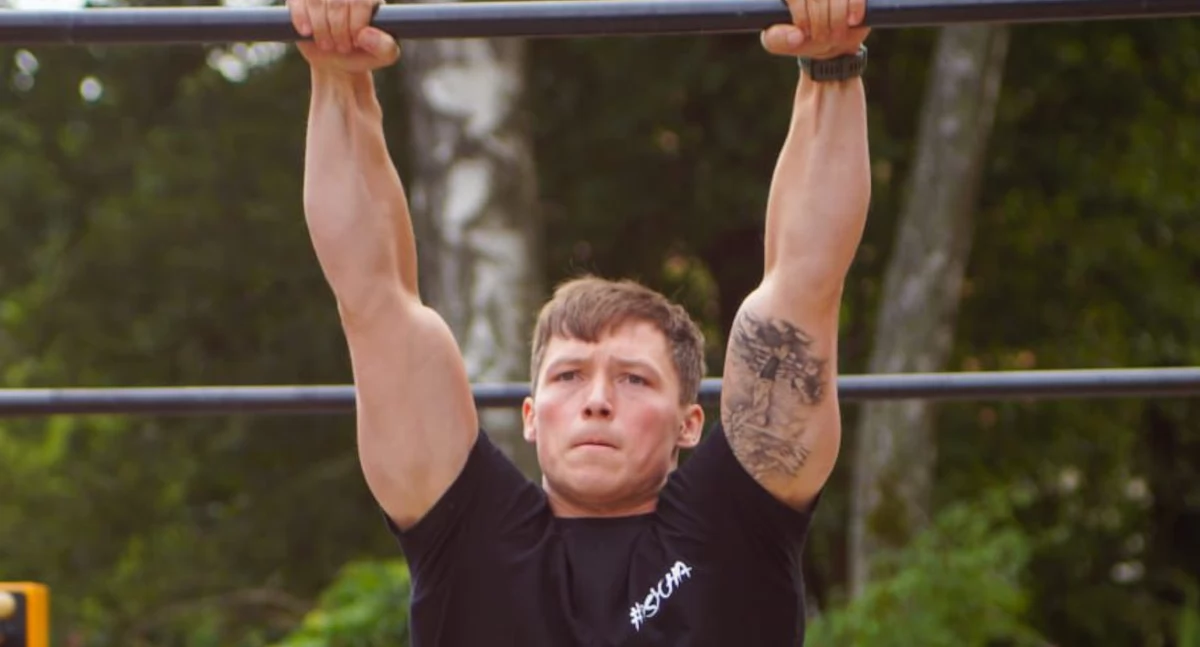 Kołobrzeski strażnik graniczny najlepszy w Street Workout Bitwie Przekotów