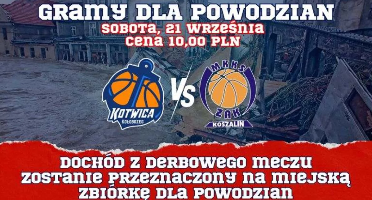 Przyjdź na derby i pomóż! Dochód z meczu przekazany na zbiórkę dla powodzian
