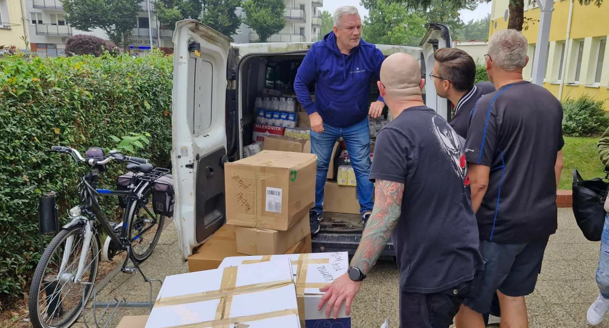 Pierwszy transport pomocy dla powodzian ruszył z Kołobrzegu (wideo)