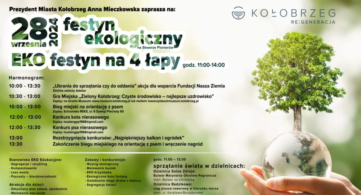 Ekologicznie na Skwerze Pionierów. Cebulki kwiatów w zamian za karmę dla kotów i psów