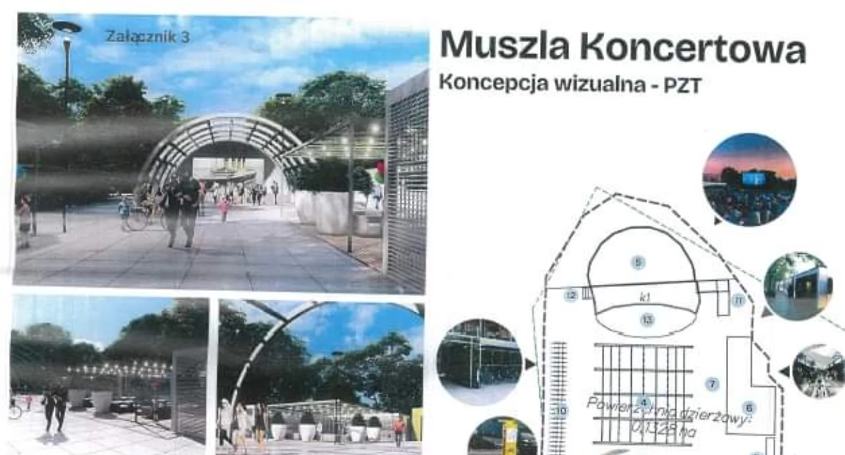 Rusza remont muszli koncertowej. Po wszystkim ma wyglądać nieco inaczej...