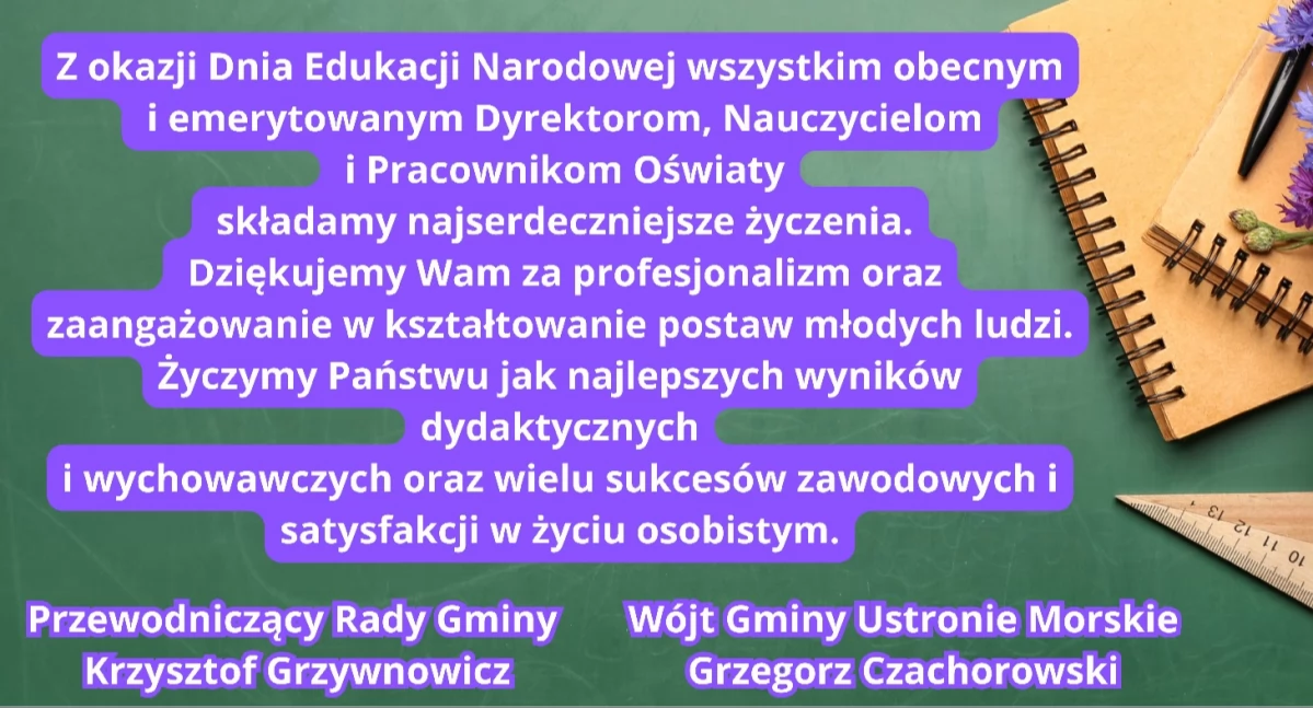 Życzenia z okazji Dnia Edukacji Narodowej
