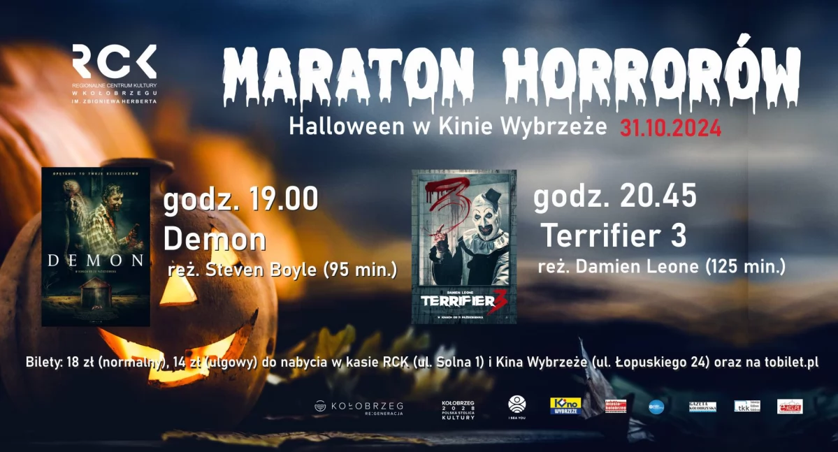 Maraton Horrorów w Kinie Wybrzeże