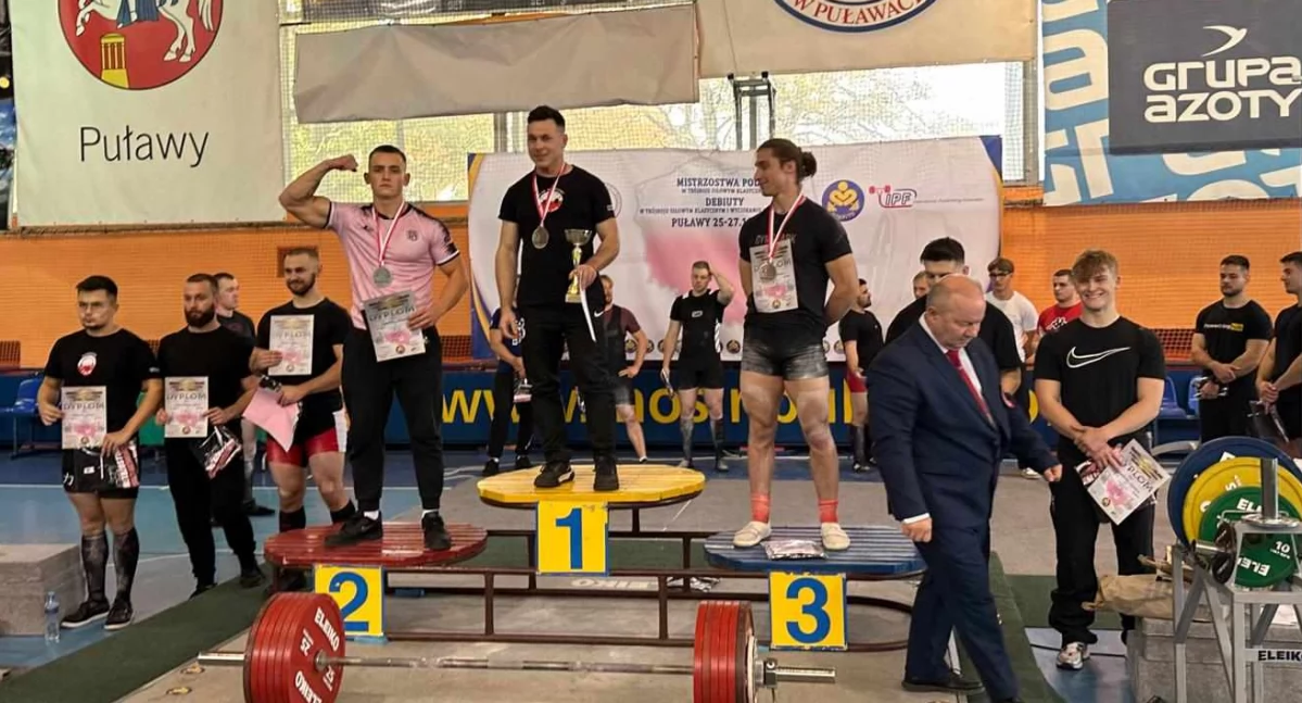 Mamy wicemistrza Polski w trójboju siłowym. Ustanowił nowy rekord kraju