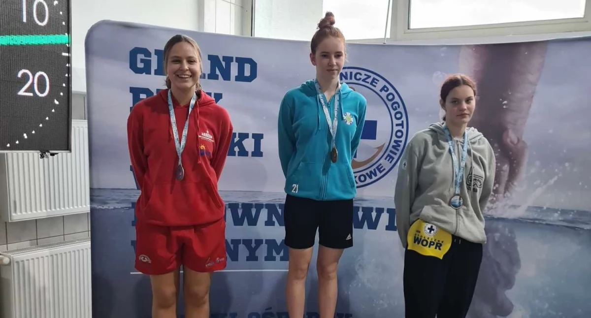 Wystartowali w Grand Prix Polski w ratownictwie wodnym. Przywieźli 5 medali