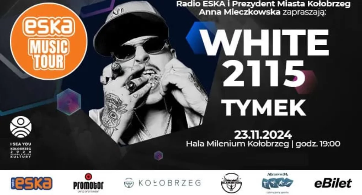 Eska Music Tour w Kołobrzegu. Wystąpią dwie młode gwiazdy rapu