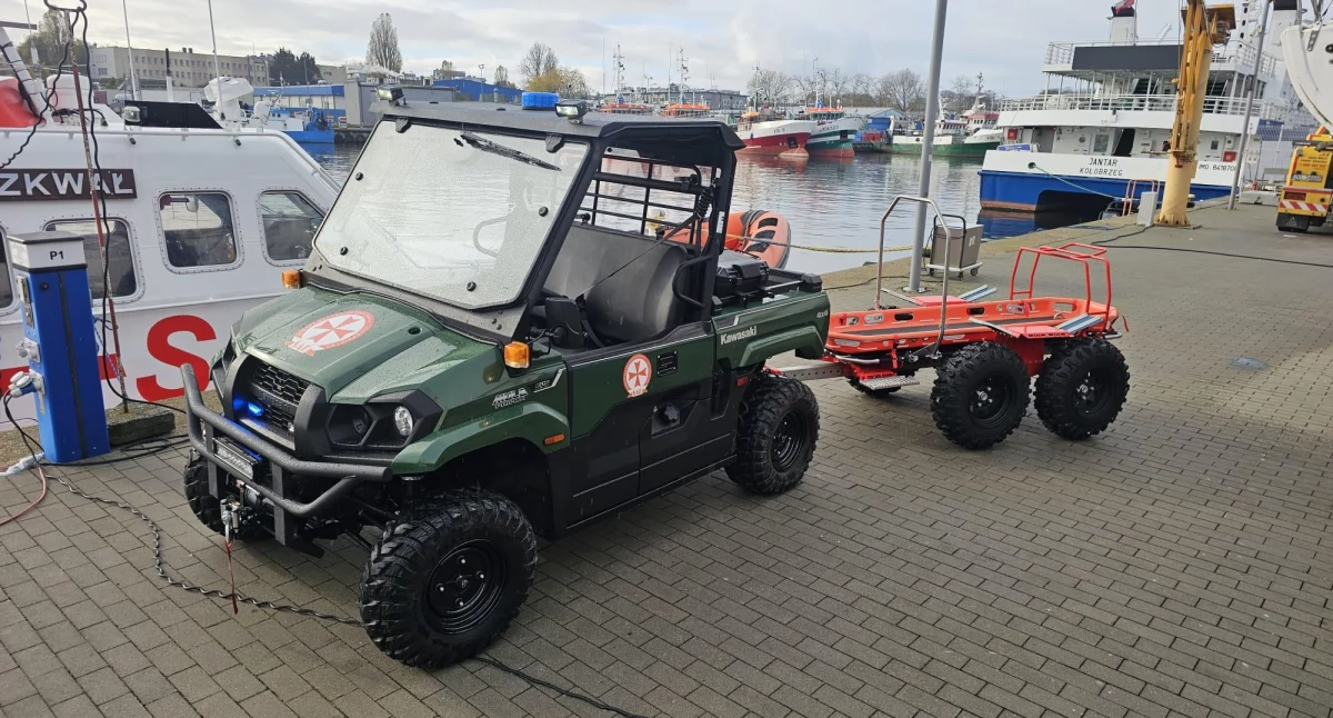 Nowoczesny quad w rękach ratowników SAR